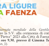 Cena solidale "Pietra su Pietra 2023 | Pietra Ligure aiuta Faenza"