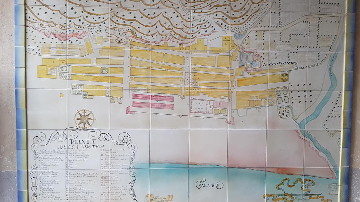 Mappa Vinzoni Pietra Ligure